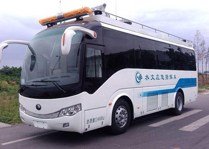 黑龍江省水文水資源局應(yīng)急指揮車(chē)交接現(xiàn)場(chǎng)