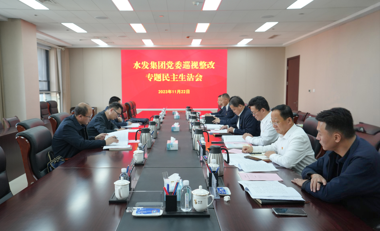 水發(fā)集團(tuán)黨委召開巡視整改專題民主生活會
