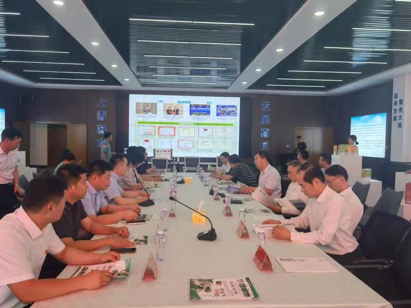 中國銀行總行劉金行長一行赴水發(fā)集團(tuán)寧夏項目考察