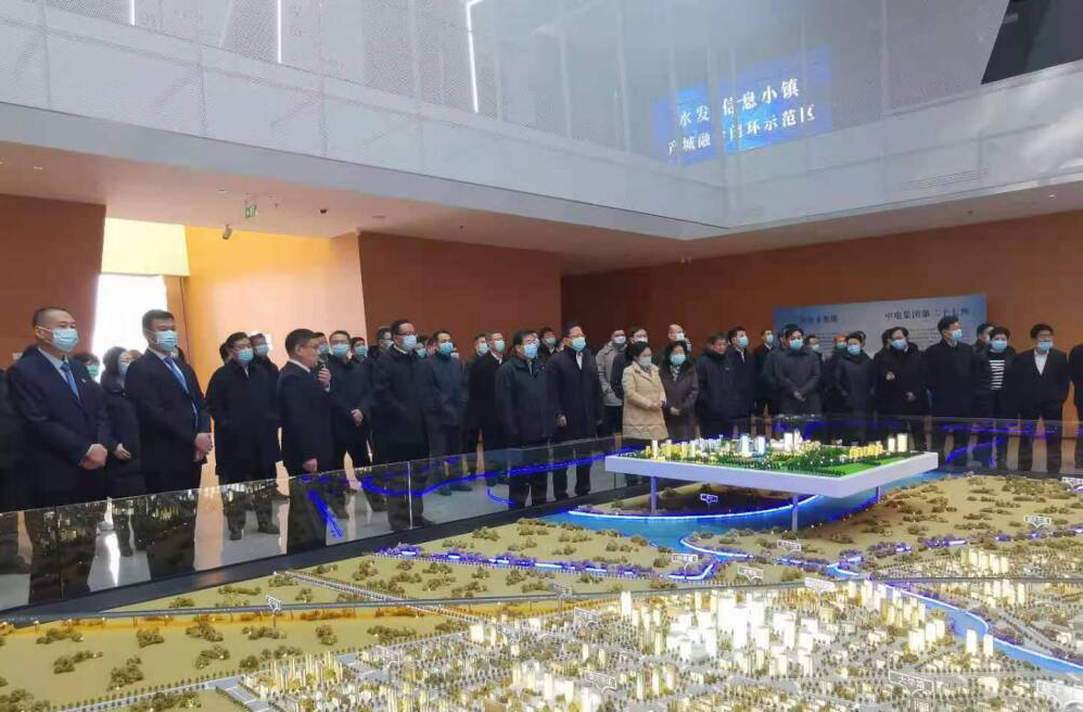 山東省委常委、濟(jì)南市委書記孫立成，市委副書記、市長孫述濤一行調(diào)研水發(fā)·信息小鎮(zhèn)項目