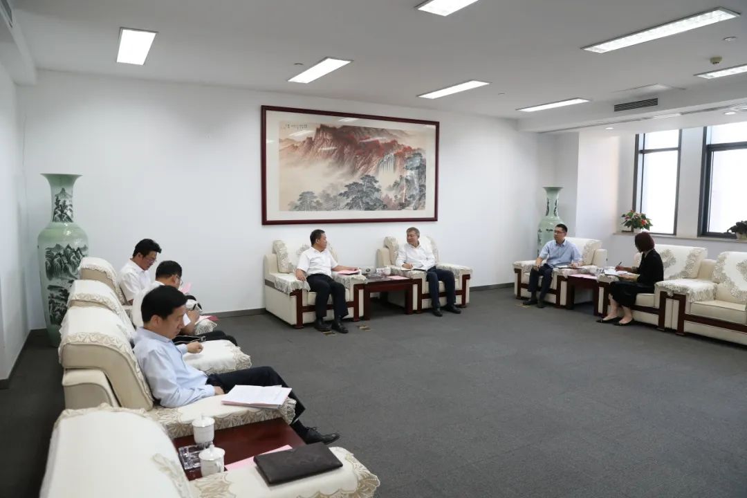 劉志國帶隊赴山東省農(nóng)村信用社聯(lián)合社座談交流