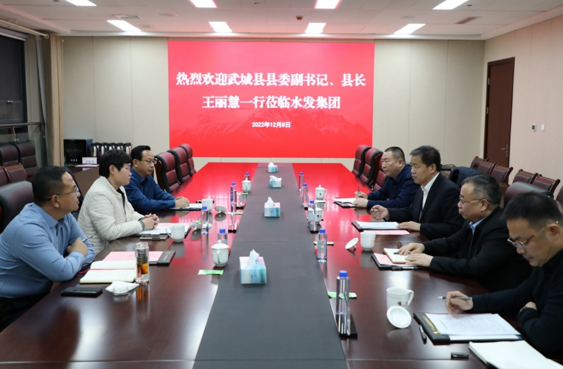 武城縣長(zhǎng)王麗慧一行到訪水發(fā)集團(tuán)：暢通“微循環(huán)”共謀“水文章”